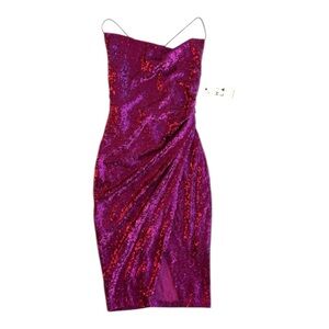 VC4 Pink sparkle adjustable dress size small